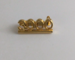 Vintage 3000 Gold Tone Lapel Hat Pin - $6.31