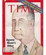 Time Magazine  1969, November 14,  Agnew: Nixon&#39;s Other Votee - £6.66 GBP