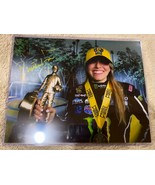 11x14 BRITTANY FORCE AUTHENTIC HAND SIGNED AUTO PHOTO NHRA - £79.12 GBP