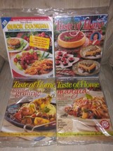 4 Taste Of Home Magazines Cooking Recipes Cookbook Meals New Sealed Unopened... - $18.80