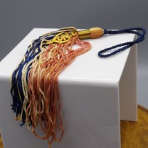 Vintage Class of 75 Tassel, Mortar Board Hanging, Navy Blue White and Pink - £10.07 GBP