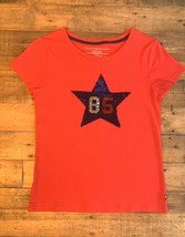 Girls Tommy Hilfiger 85 Sequined Star Shirt, Size Lg (12/14) - £7.91 GBP