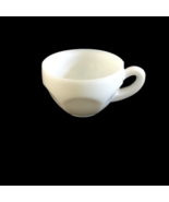 Vintage Pair Of Milk Glass Coffee Mugs White 2.5&quot; x 3.25&quot; - 4 fl oz VTG ... - $20.78 CAD