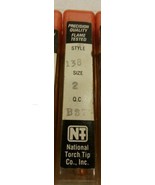 National Torch Tip 7 New / Style 138 / Size 2 / Q.C. B 37 Cutting Torch ... - £37.61 GBP