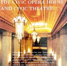 Civic Opera House Theatre 1979 Advertisement Travel Vintage Chicago DWKK6 - £23.59 GBP