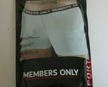 Three Members Only boxer briefs Size X-Large 95% Cotton Black Grey Stripe - £15.62 GBP