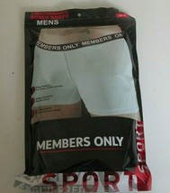 Three Members Only boxer briefs Size X-Large 95% Cotton Black Grey Stripe - £15.46 GBP