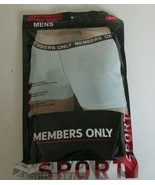 Three Members Only boxer briefs Size X-Large 95% Cotton Black Grey Stripe - $19.75