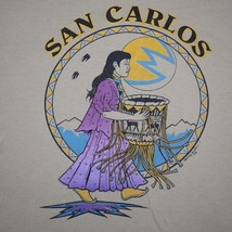 San Carlos Shirt Mens XL Beige Hanes Heavyweight Graphic Printed Casual Tee - €15,89 EUR