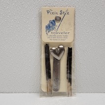 Vintage Pixie Stix Traveler Mini Pewter Incense Stick Holder Heart - New - €16,23 EUR