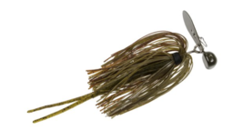 Strike King Tour Grade Rage Blade Swim Jig Fish Lure, 3/8 Oz, Green - £8.75 GBP