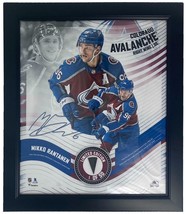 MIKKO RANTANEN Colorado Avalanche Framed 15 x 17 Game Used Puck Collage ... - $295.00