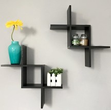 Floating Wall Mount Shelves For Bedrooms And Living Rooms That Are Simpl... - £28.23 GBP