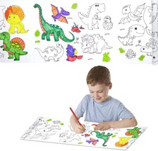 Outlets Children&#39;S Drawing Roll,11.8X118In Drawing Paper, Painting, Dino... - $29.98