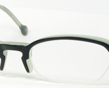 Vintage Ice-Eyes 10 05 NK MATT BLACK /SAGE /SILVER EYEGLASSES 45-10-130 ... - $82.15