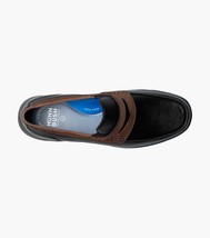 Nunn Bush Luca Moc Toe Penny Loafer Walking Shoes Black Multi 85103-009 image 6