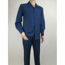 Men's MONTIQUE Two Piece Set Walking Leisure Suit Long Sleeves 1641 Navy Blue image 3