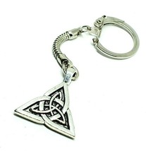 Triquetra Keyring Double Trinity Knot Celtic Charm Purse Keyring Gift Ba... - $6.23