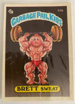 Garbage Pail Kids Series Two (1985) - 51a BRETT sweat (Good) SKU023  - $15.29