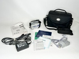 Sony Handicap DCR-DVD108 Camcorder, Charger, Bag, &amp; Accessories NO BATTERY - £77.80 GBP