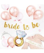 Premium Bachelorette Party Decorations 12 Balloons, Tiara, Ring Balloon,... - $13.85