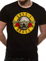 NEW GUNS N ROSES FADED ROSES LOGO LICENSED CONCERT BAND T-Shirt - £19.12 GBP+