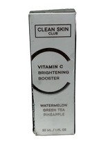 Clean Skin Club Vitamin C Anti-Aging Brightening Booster 30ml/ 1fl oz NIB!! - £13.45 GBP