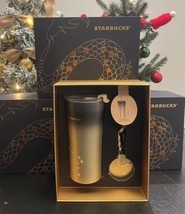 2024 China Starbucks x STTOKE Dragon Year 16oz Desk Tumbler +Pendant Gift Box - £54.54 GBP