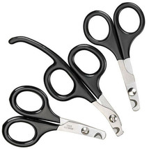 Small Pet Nail Scissors Cat &amp; Bird Grooming Claw Care Black Handles Choo... - £10.16 GBP+