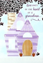 Love Lives In The Heart Of A Grandma... - Valentine&#39;s Greeting Card - 75279 - $2.79
