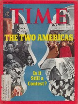 Time Magazine 1972, October 2, The Two Americas - $16.10