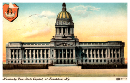 Kentucky State Capitol Frankfurt, KY Postcard 1911 - £3.07 GBP