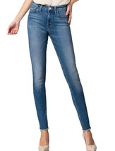 Vervet Women&#39;s Classic Amber Mid-Rise Raw Hem Ankle Skinny Blue Jeans - 32 - $39.59