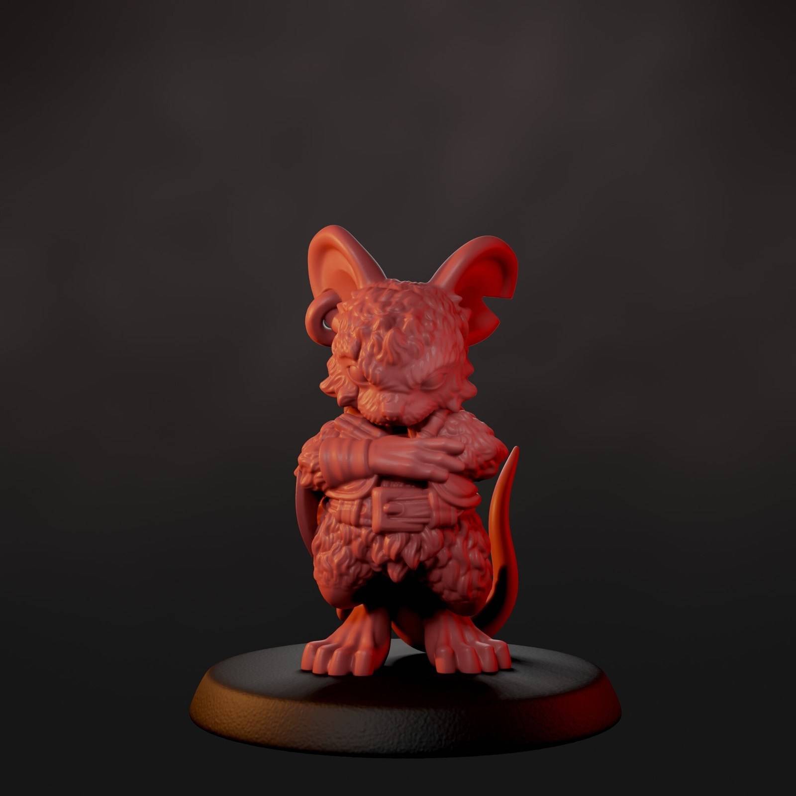 Ren the Bouncer | Mousefolk Series * Dungeons and Dragons Roleplay Miniature - $5.99