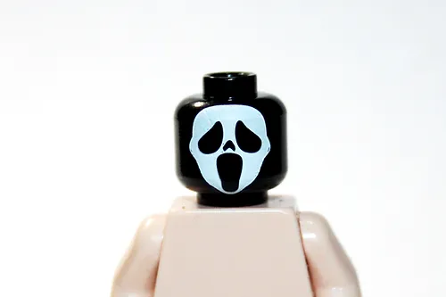 SLK Halloween Mask Scream Horror Head DIY Minifigure Toy Gift - $7.60