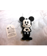 Hallmark &quot;Black &amp; White Mickey Mouse&quot; Silicone Ornament NEW 3&quot;H - $181.14 MXN