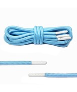 Baby Blue Rope Shoelaces With Metal Aglets For Jordan XI Legend Blue Col... - $155.30 MXN