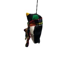 Penguin Christmas Ornament Plush Stuffed Hallmark Stuffed 1980s Holiday Kids - £9.10 GBP