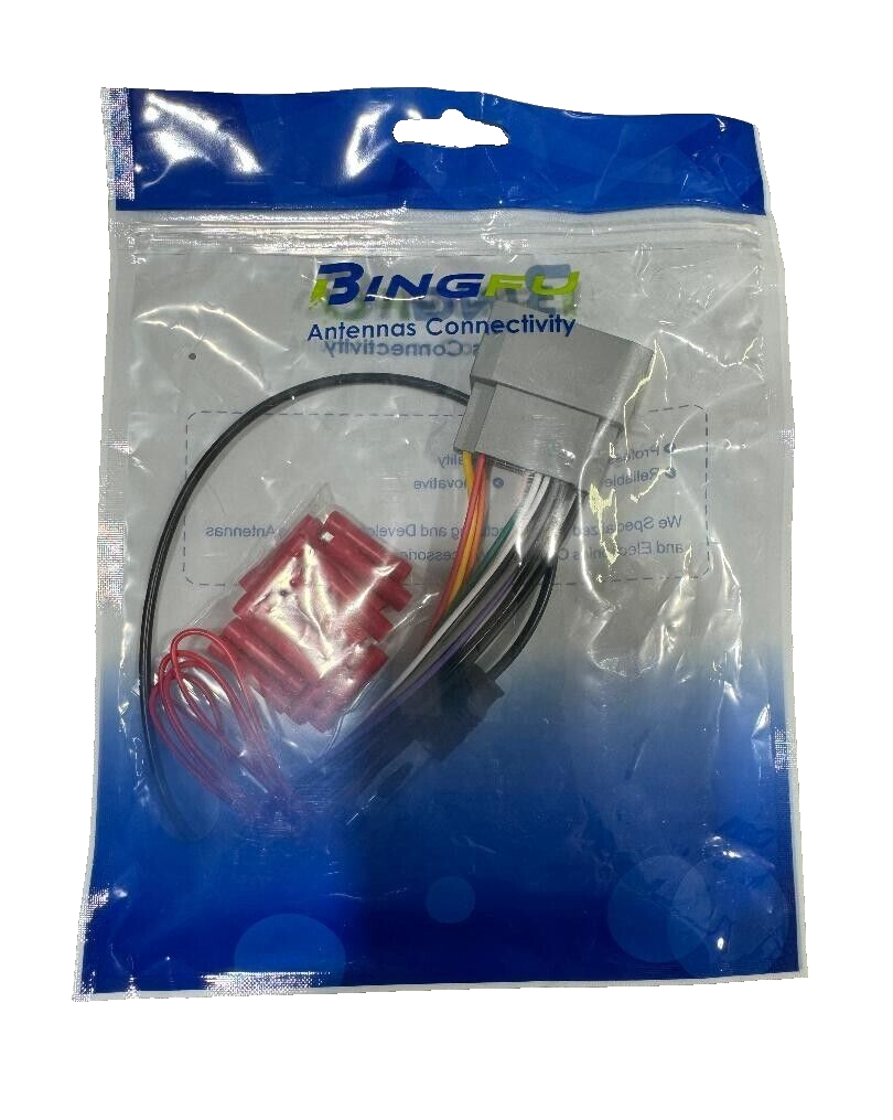 BINGFU ANTENNA CONNECTIVITY RADIO WIRING HARNESS P/N 0038W4LQR BRAND NEW - $17.81