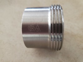 2&quot; 304 SS Threaded Bevel Seat Weld Tri-clover Sanitary Heavy Tank Ferrule - $18.00