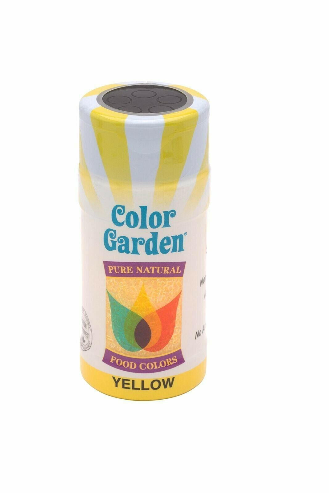 Color Garden Naturally Colored Sugar Crystals, Yellow 3 oz - $12.72