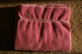 Pink Bath Towel  Cotton - £4.79 GBP