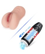 Male Masturbator Stroker,7 Suction &amp; Vibration Mode Male Automatic Mastu... - £63.95 GBP