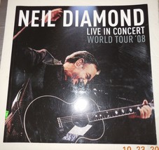 Neil Diamond 2008 08 Collector&#39;s World Tour Guide Program Souvenir Book ... - £56.25 GBP