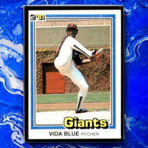 1981 Donruss Vida Blue San Francisco Giants #433 - £2.97 GBP