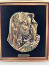 copper head of Mother Mary, with list, marked - $127.71