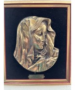 copper head of Mother Mary, with list, marked - £99.90 GBP