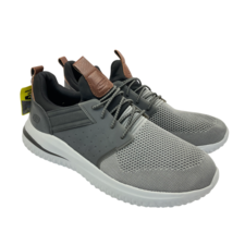 Skechers Men&#39;s Low-Cut Delson 3.0 Athletic Sneakers SN210238 Grey/Black Size 9M - $56.99