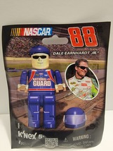 New 2014 K'NEX Nascar Dale Earnhardt Jr Figure Single Bag National Guard Toy NIP - $6.50