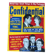 Confidential Magazine April 1961 Perry Mason Peter Lawford Drug Panic - £27.62 GBP